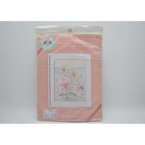 Dimensions, No Count Cross Stitch Kit, From The Heart #53515, Pastel Lilies, NIP